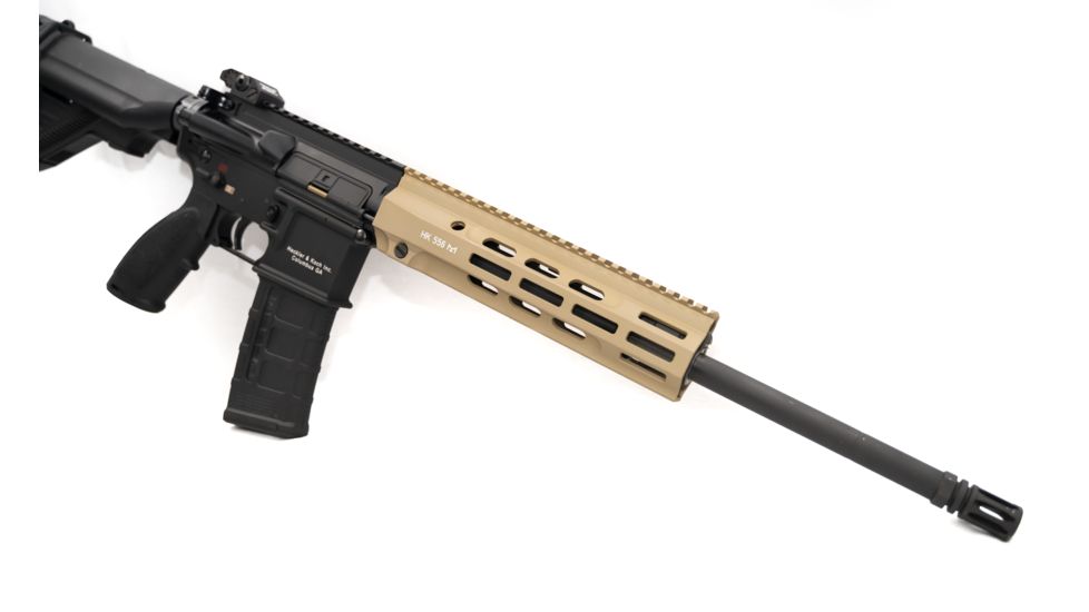 Kinetic Development Group KDG HK 556 M-LOK Rail System, 10 in, Aluminum, Brown Finish, HKRM5-120