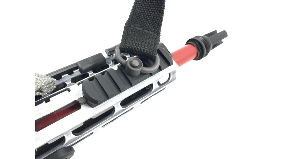 Kinetic Development Group Kinect M-LOK QD Swivel 7 Slot Extended Mount, Black, KIN5-230