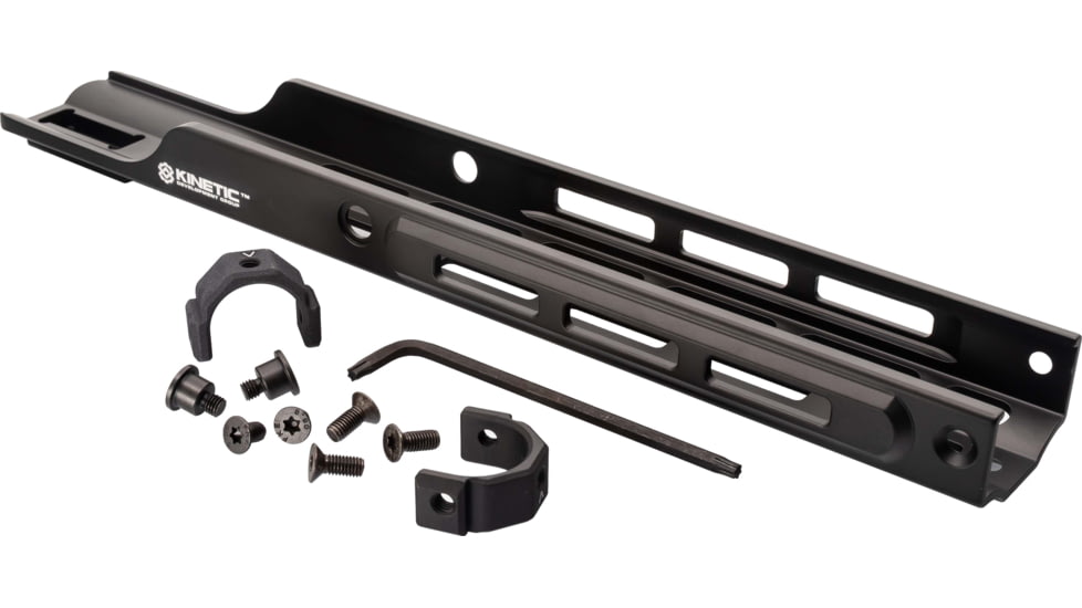Kinetic Development Group MREX20 Tactical Rails, Black, MRX5-MK2-050