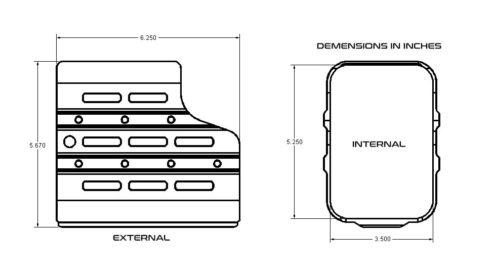 Kinetic Development Group Optics Hub Scope Housing, Federal Standard Green, MSH5-113