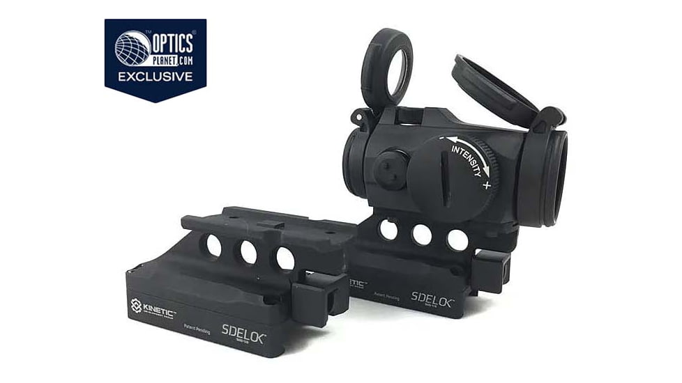 Kinetic Development Group SIDELOK Aimpoint Micro Mount Lower 1/3 Co-Witness, Black SID5-120
