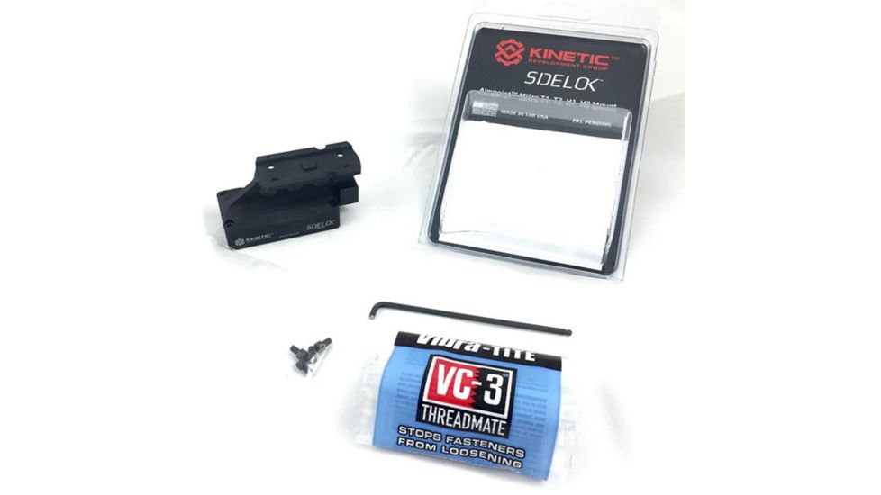 Kinetic Development Group SIDELOK Aimpoint Micro Mount Lower 1/3 Co-Witness, Black SID5-120