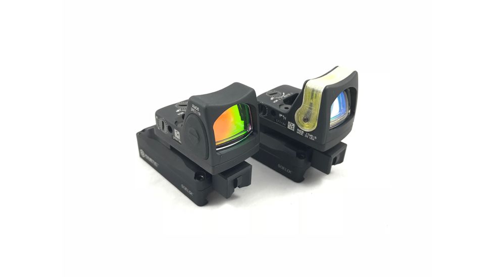 Kinetic Development Group Sidelok Trijicon RMR Mount, Absolute Co-witness, Black, SID5-230