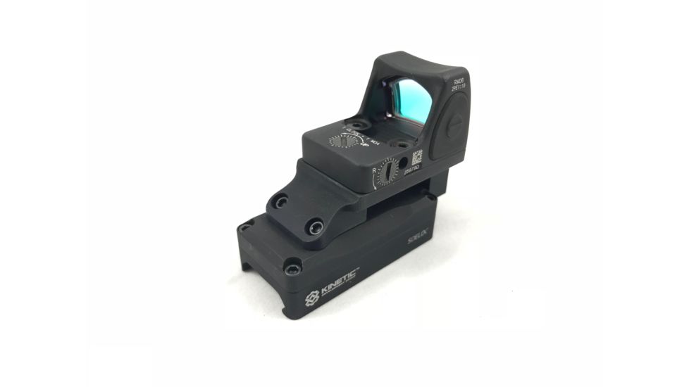 Kinetic Development Group Sidelok Trijicon RMR Mount, Absolute Co-witness, Black, SID5-230