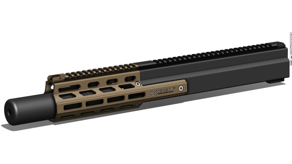 Kinetic Development Group SRX6 Stribog Receiver Extension, 6in, Black, STR5-320