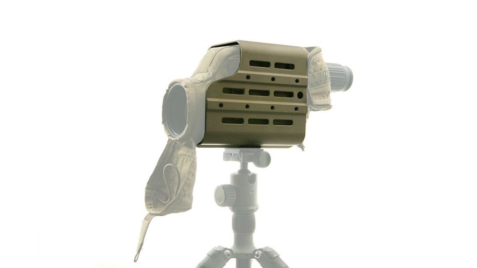 Kinetic Development Group The Optics HUB- M-LOK Spotting Scope Housing, Brown, MSH5-110