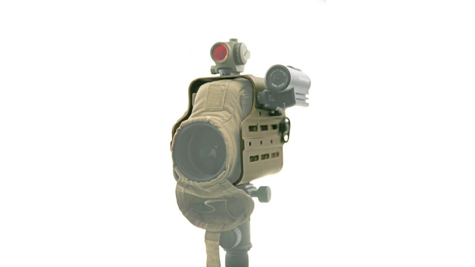 Kinetic Development Group The Optics HUB- M-LOK Spotting Scope Housing, Brown, MSH5-110