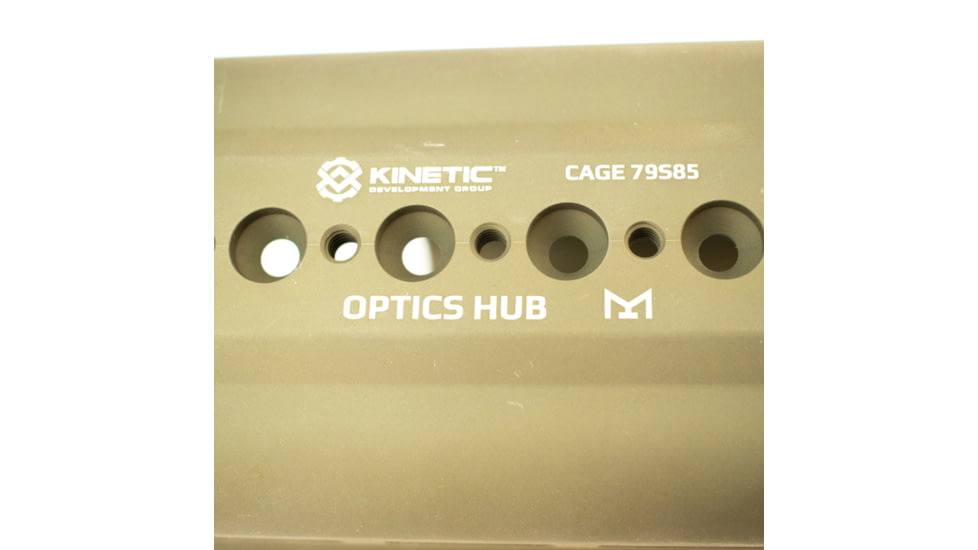 Kinetic Development Group The Optics HUB- M-LOK Spotting Scope Housing, Brown, MSH5-110