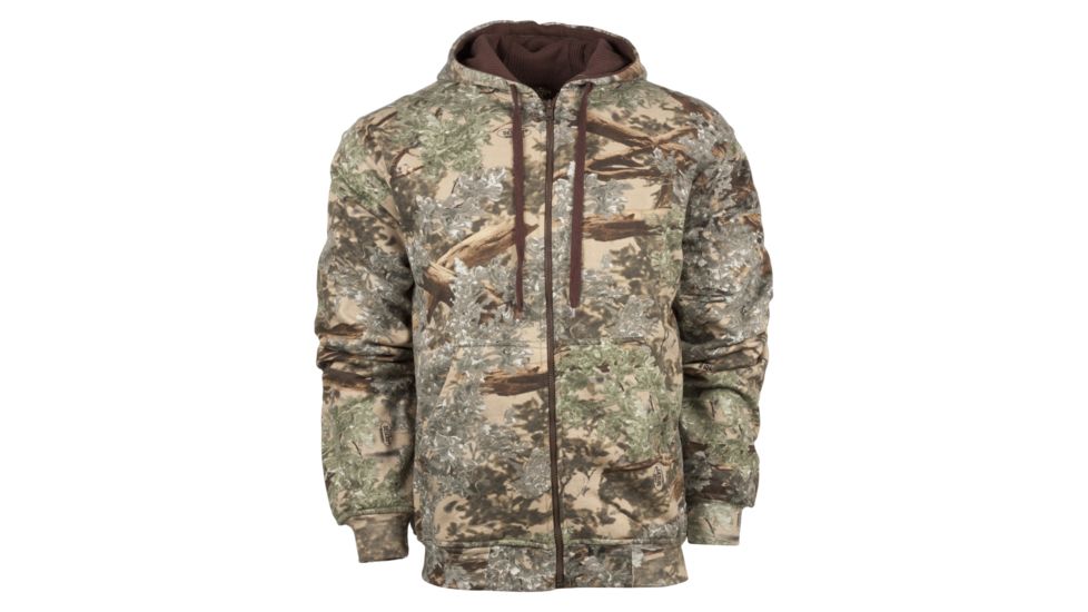King's Camo Classic Thermal Zip Hoodie Desert Shadow, Desert Shadow, Extra Large KCB117-DS-XL