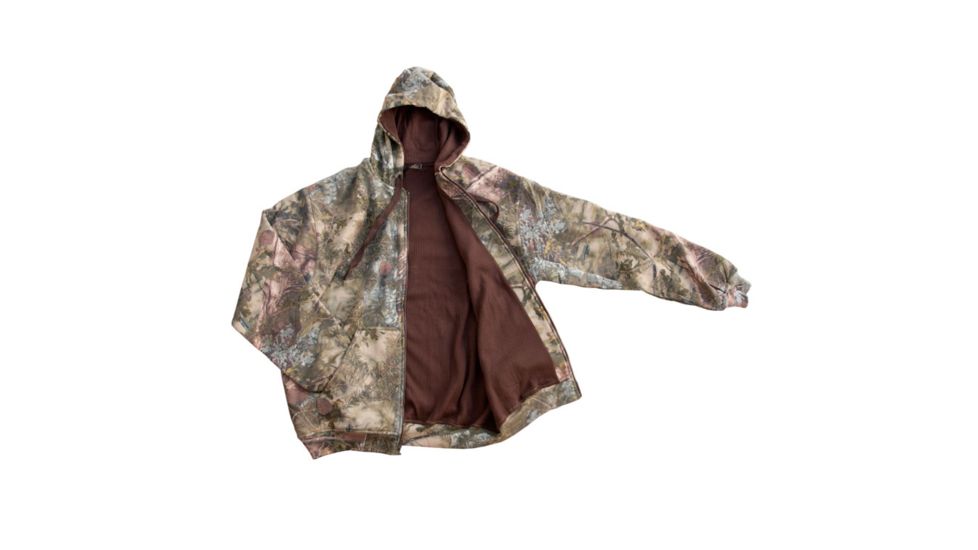 King's Camo Classic Thermal Zip Hoodie Mountain Shadow, Mountain Shadow, Large KCB117-MS-L