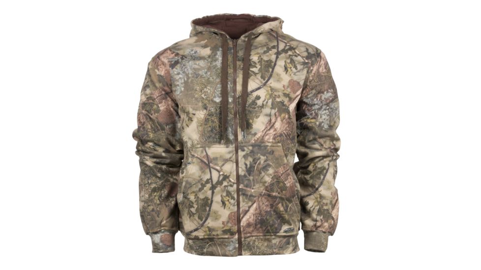 King's Camo Classic Thermal Zip Hoodie Mountain Shadow, Mountain Shadow, Large KCB117-MS-L