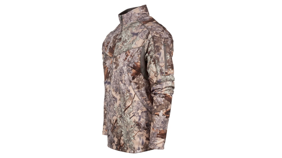King's Camo Hunter 1/4 Zip Fleece, Desert Shadow, Medium KCM1417-DS-M