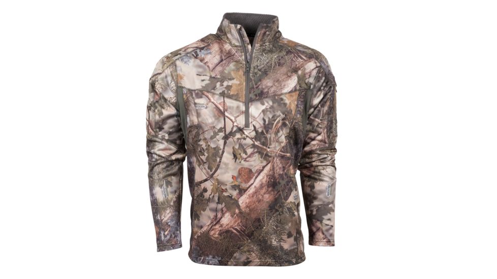 King's Camo Hunter 1/4 Zip Fleece, Mountain Shadow, 4XL KCM1417-MS-4XL