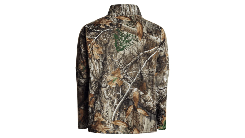 Kings Camo Hunter 1/4 Zip Pullover, Real Tree Edge, Medium, KCM1419-RE-M