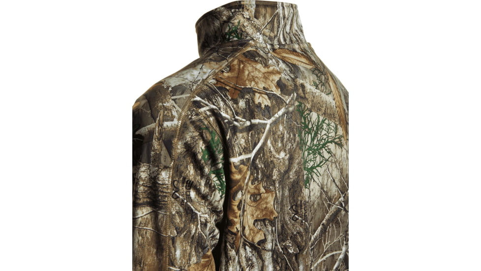 Kings Camo Hunter 1/4 Zip Pullover, Real Tree Edge, Medium, KCM1419-RE-M