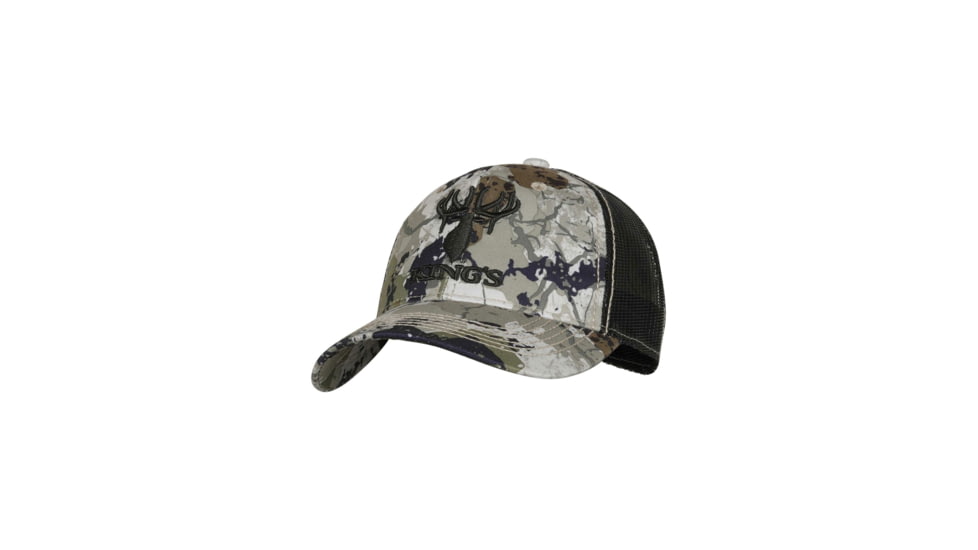 Kings Camo Hunter Series Logo Mesh Hat, XK7, OSFM, KCG101-XK7