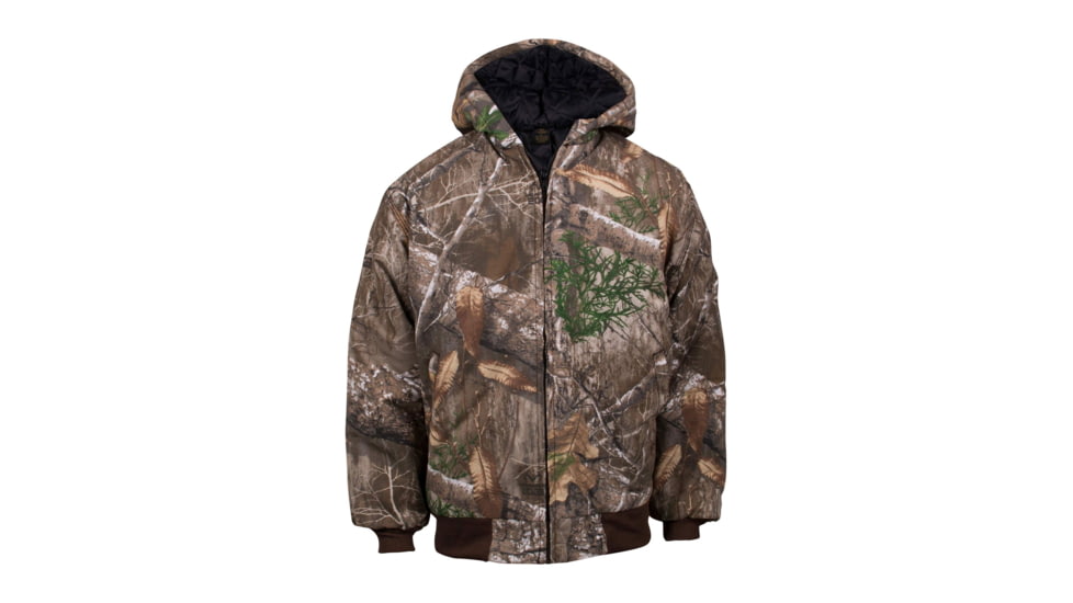 Kings Camo Kids Insulated Hooded Jacket, Realtree Edge, Small, KCK220-RE-S