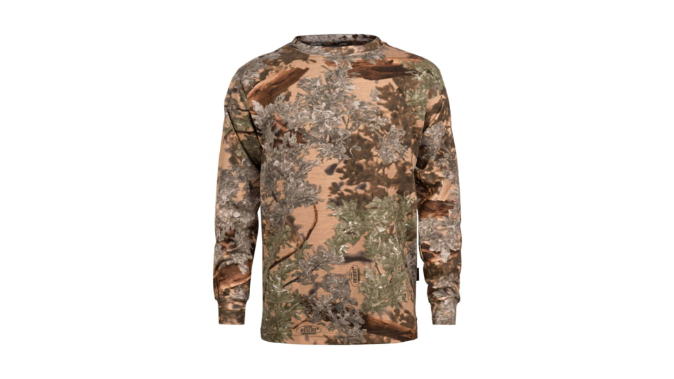 Kings Camo Kids Long Sleeve Tee, Desert Shadow, Small, KCK204-DS-S