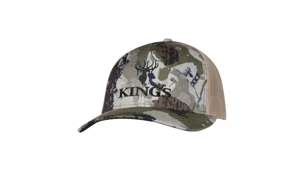 Kings Camo Richardson Camo Logo Snapback Cap, XK7, OSFM, 112-KCLOGO-XK7