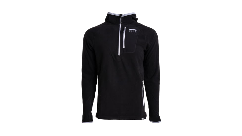 Kings Camo XKG Covert 1/2 Zip Hoodie w/Face Mask - Mens, Black, 3XL, XKG4214-BLK-3XL