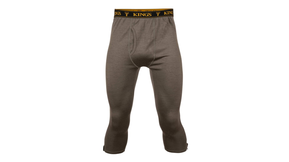 Kings Camo XKG Foundation 260 Zip Off Merino Bottom Baselayer - Mens, Olive, Small, XKG4104-OLV-S