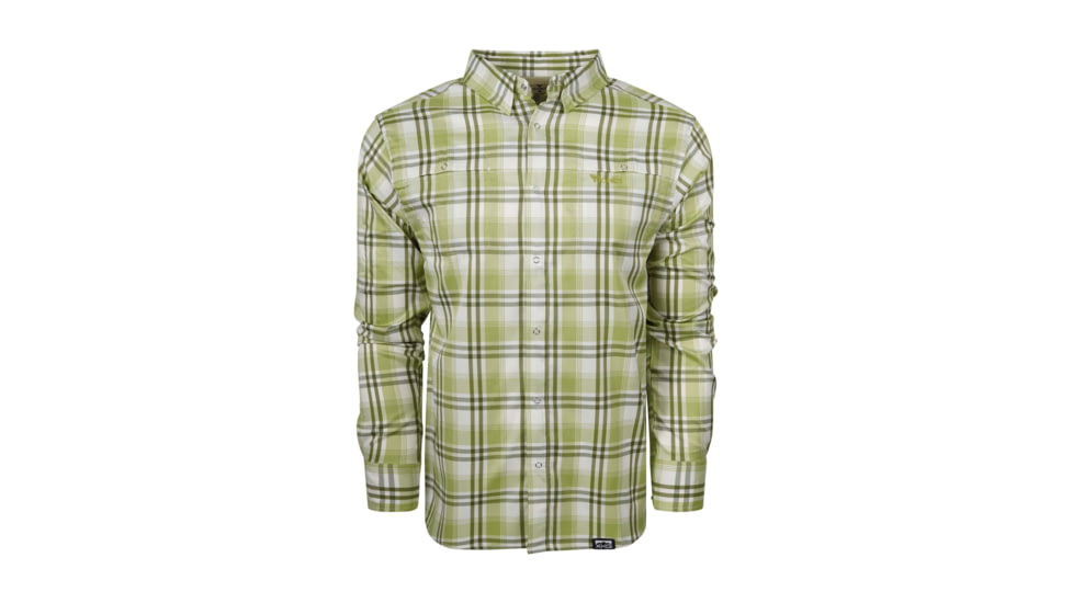 Kings Camo XKG Sonora Vented Long Sleeve Shirt - Mens, Moss Green, XL, XKG4208-MOSS-XL
