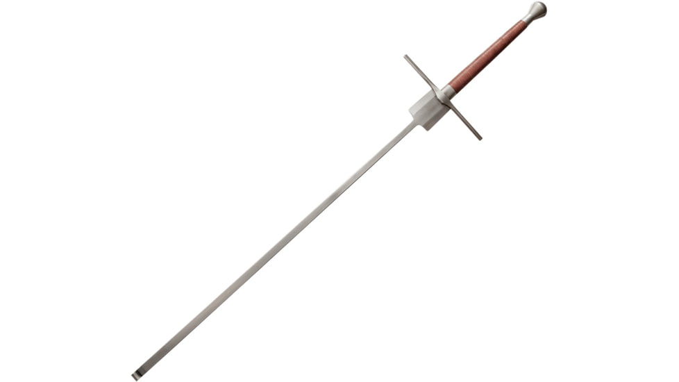 Kingston Arms Federschwert Fencing Sword, 38.25 spring steel blade, Brown cord wrapped handle, SM23330