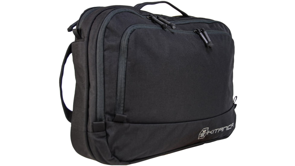 KITANICA Envoy Attache Bag, Black, One Size, 106-0001-Black