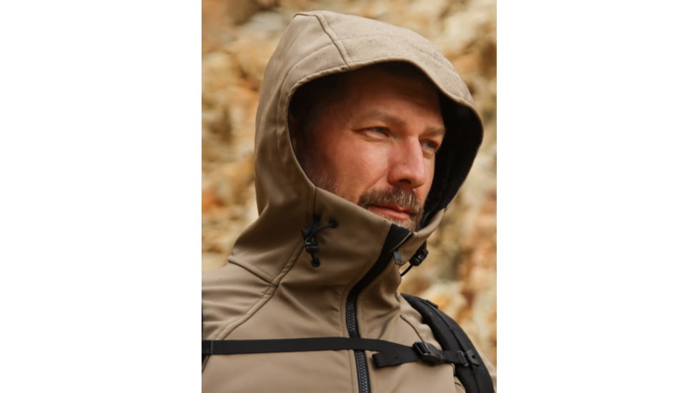 KITANICA Winter Softshell Jacket - Mens, Flat Dark Earth, Small, 403-FDE-SMA
