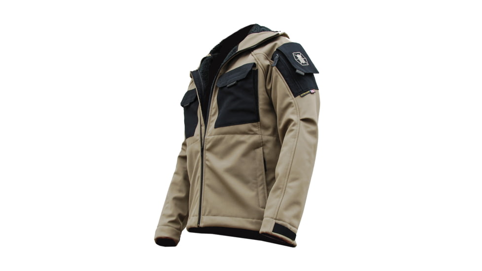 KITANICA Winter Softshell Jacket - Mens, Flat Dark Earth, Small, 403-FDE-SMA