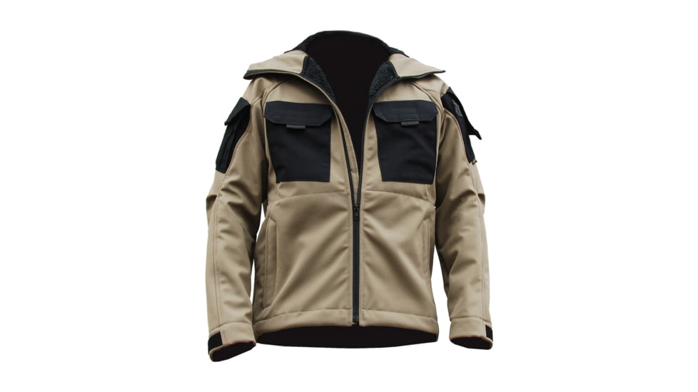 KITANICA Winter Softshell Jacket - Mens, Flat Dark Earth, Small, 403-FDE-SMA