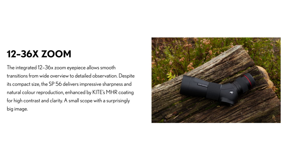Kite Optics Mini SP 12-36x56mm Spotting Scope