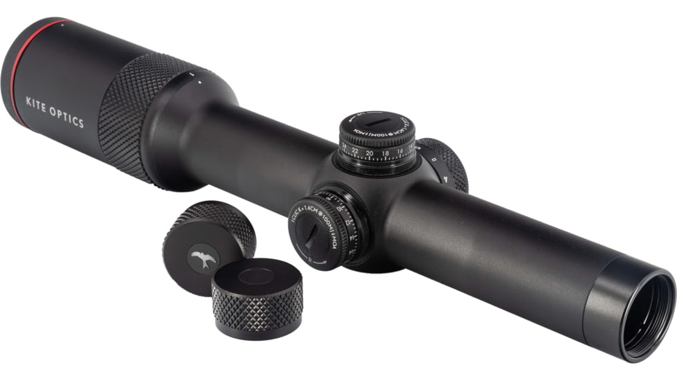 Kite Optics Ret 4Ai 1-6X24mm Riflescope, Black, K282462