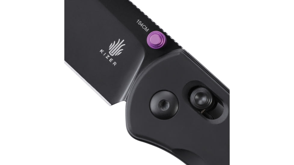 Kizer Cutlery Drop Bear Axis Lock Black