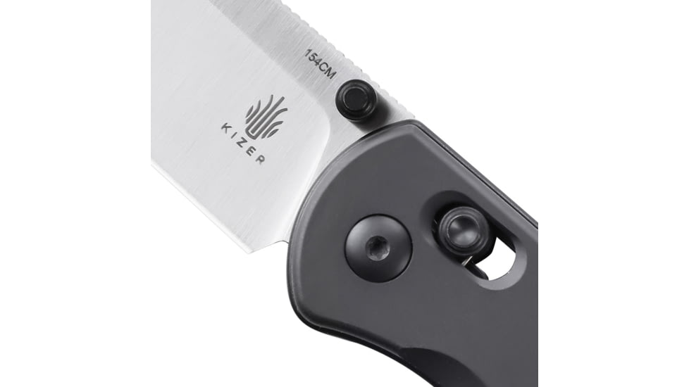 Kizer Cutlery Drop Bear Axis Lock Gray