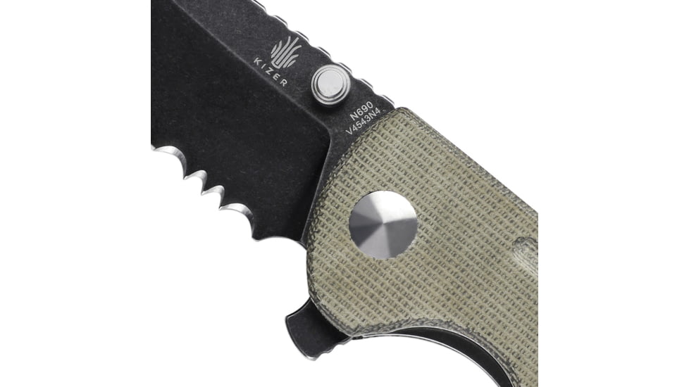 Kizer Cutlery Justice Linerlock Green