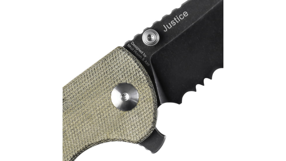 Kizer Cutlery Justice Linerlock Green