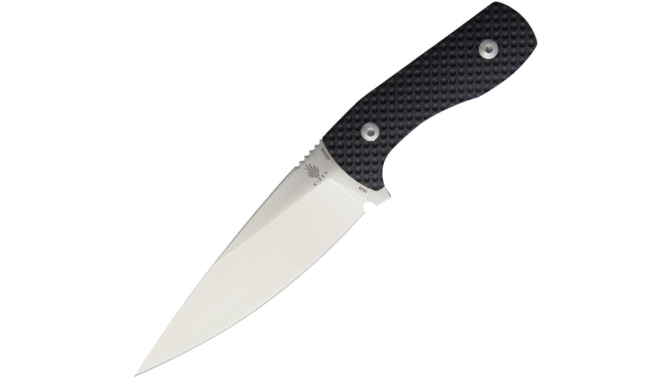 Kizer Cutlery Lancer Folding Knife, 8.5in Overall, 4.75in Satin S35Vn SS Blade, Black G10 Handle, Black Kydex Belt Sheath, Designed By Dirk Pinkerton, Black, 1028