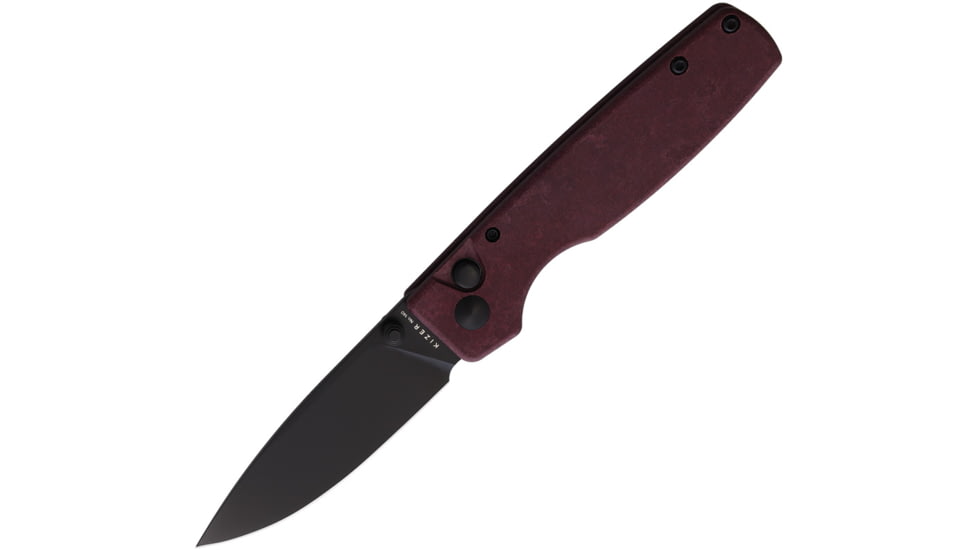 Kizer Cutlery Original Button Lock Redstone