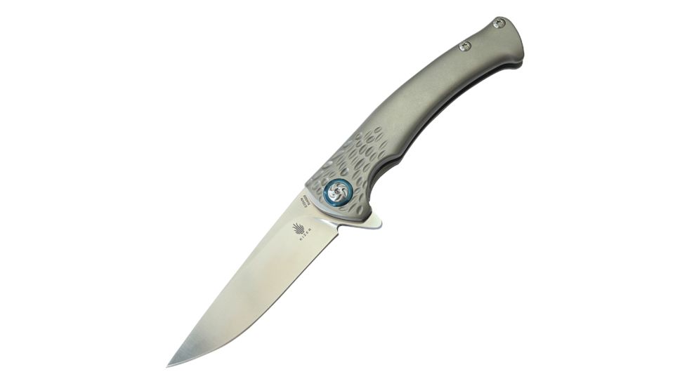 Kizer Cutlery Sealion 3.375in Flipper - Titanium - Drop Point Plain 4015580
