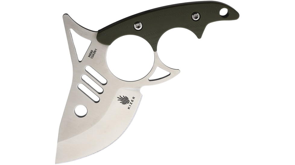 Kizer Cutlery The Shark Tooth Grn G10