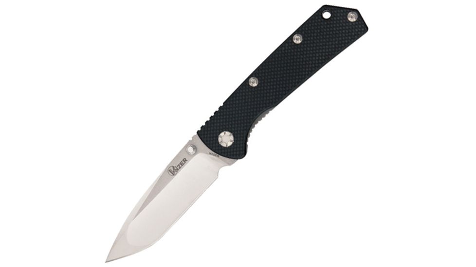 Kizer Cutlery Titanium Folding Knife,CPM-S35VN Blade,Black G-10 Handle KI4403