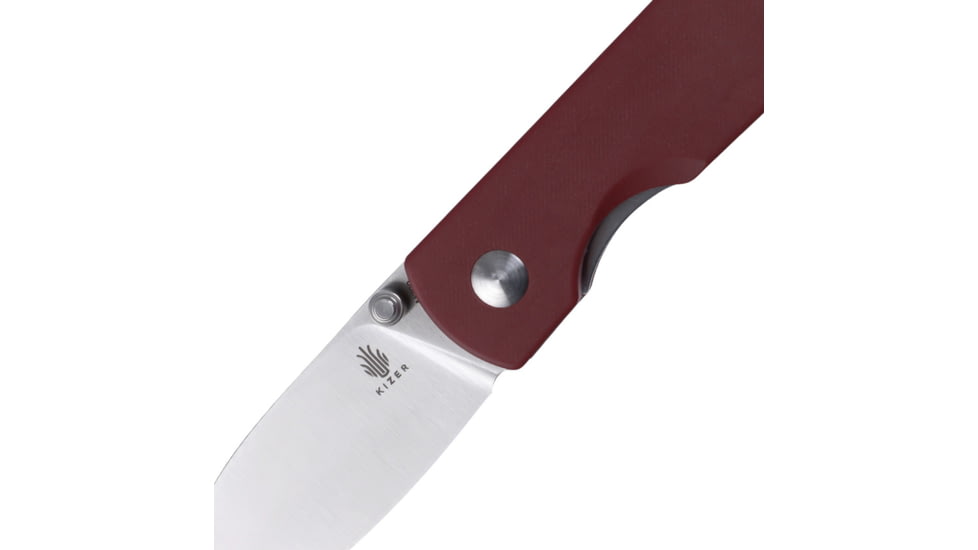 Kizer Cutlery Yorkie Linerlock Red Micarta