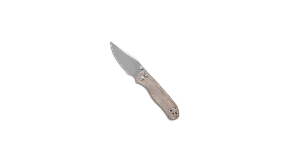 Kizer Kizer Azo Drop Bear II Button Liner Lock Knife Micarta V3619.2CC1, Tan, Nitro-V, adult, BHQ-218476