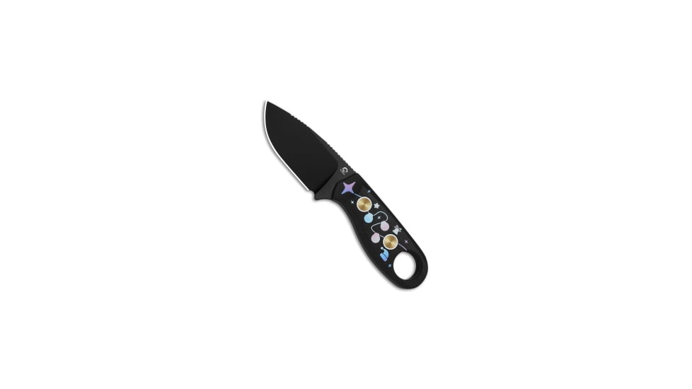 Kizer Kizer Beaver Fixed Blade Knife Christmas Gift Theme G-10 2.8" Black SW 1078MC1, Black, D2, adult, BHQ-224711