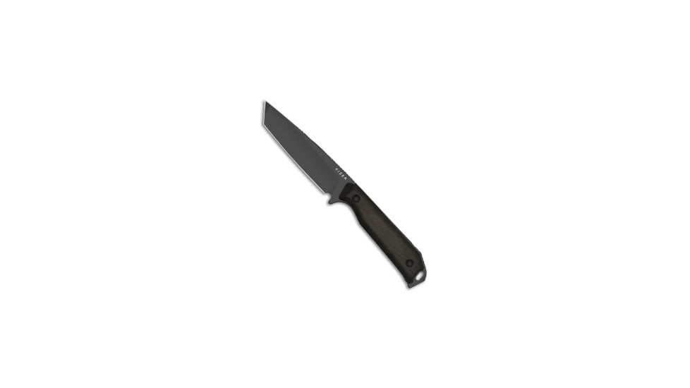 Kizer Kizer Begleiter Fixed Blade Knife Chocolate Glacier Richlite 3.7" Black*DISC*, Brown, CPM 3V, adult, BHQ-229381