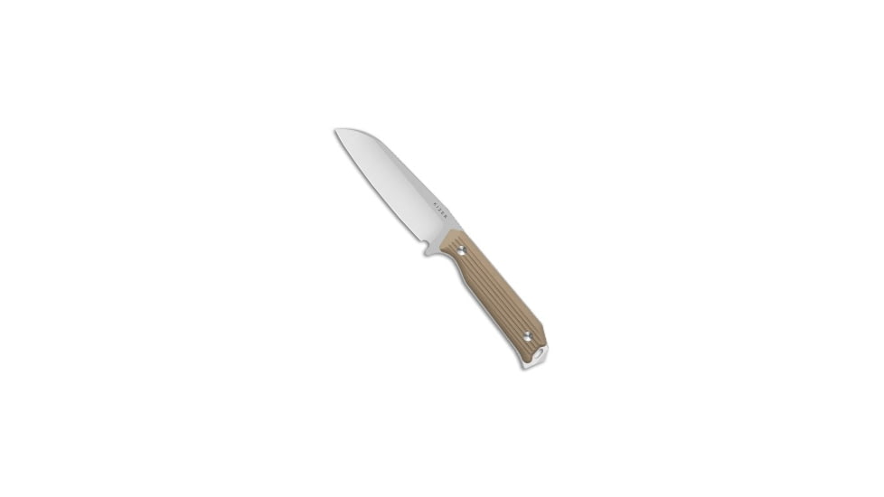 Kizer Kizer Cutlery Begleiter Fixed Blade Knife Brown G-10 3.7" Satin, Brown, AEB-L, adult, BHQ-219906