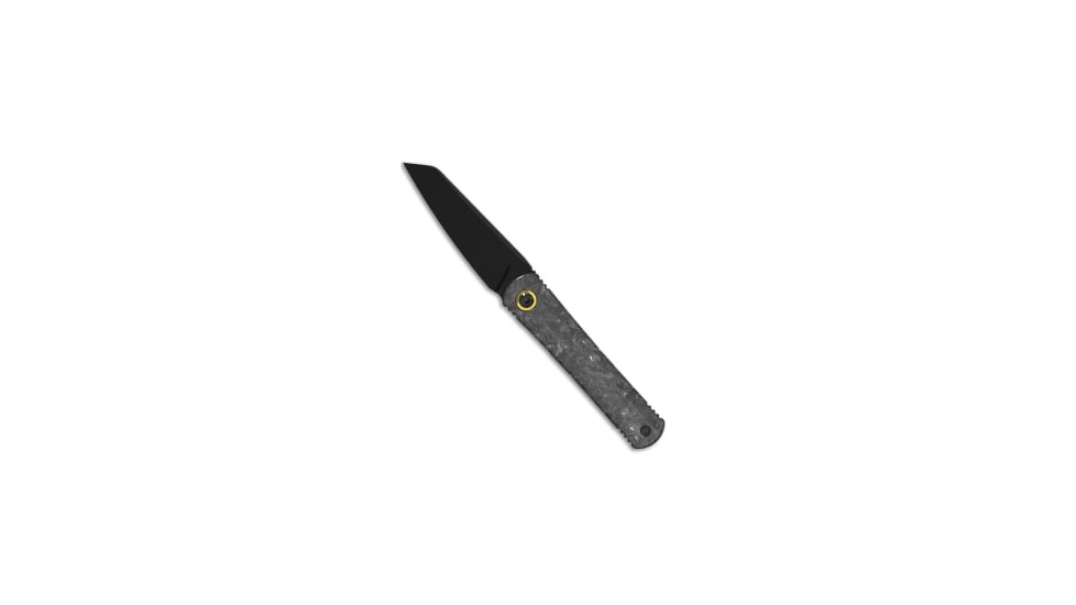 Kizer Kizer Feist 3 Frame Lock Knife Matte DLC Ti &amp; Carbon Fiber 2.75" Matte DLC, Black, CPM S90V, adult, BHQ-233813