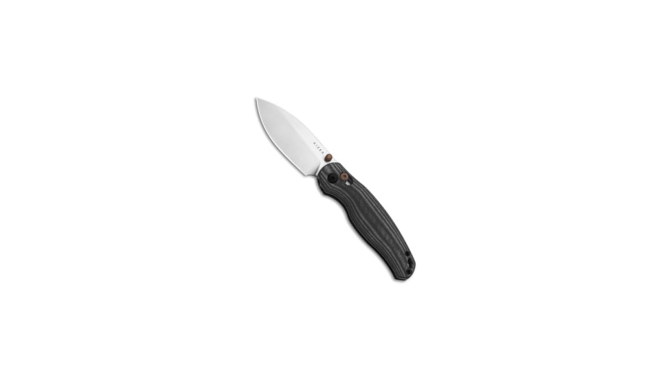 Kizer Kizer Phoca CD Clutch Lock Knife Norplex UltreX Micarta 3" Satin V3781CDA1, Black, 14C28N, adult, BHQ-227977