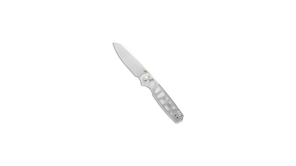 Kizer Kizer Pokiman Clutch Lock Knife Acrylic 3.16" Satin, Gray, AEB-L, adult, BHQ-225908